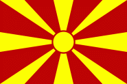Flagge Mazedonien 