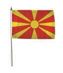 Stockflagge Mazedonien 30 x 45 cm 