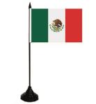 Tischflagge Mexiko 10 x 15 cm 