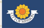 Fahne Mission City (Kansas) 90 x 150 cm 