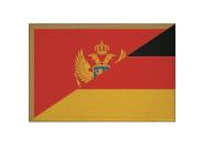 Aufnäher Montenegro-Deutschland Patch 9 x 6 cm 