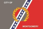 Flagge Montgomery City Alabama 