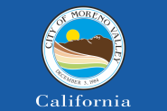 Flagge Moreno Valley City (Kalifornien) 