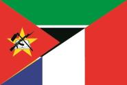 Aufkleber Mosambik-Frankreich 