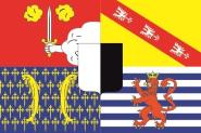 Flagge Moselle Department 