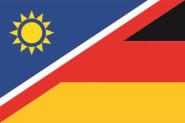 Flagge Namibia - Deutschland 
