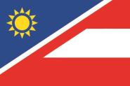 Flagge Namibia-Österreich 