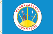 Fahne Narragansett Indianer 90 x 150 cm 