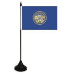 Tischflagge Nebraska 10 x 15 cm 