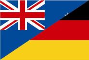 Flagge Neuseeland - Deutschland 