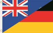 Fahne Neuseeland-Deutschland 90 x 150 cm 