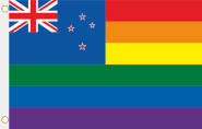 Fahne Neuseeland Regenbogen 90 x 150 cm 