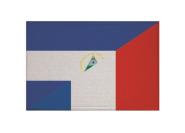 Aufnäher Nicaragua-Frankreich Patch 9 x 6 cm 