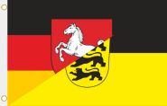 Fahne Niedersachsen-Baden-Württemberg 90 x 150 cm 