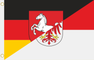 Fahne Niedersachsen-Brandenburg 90 x 150 cm 