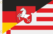 Fahne Niedersachsen-Bremen 90 x 150 cm 