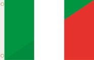 Fahne Nigeria-Italien 90 x 150 cm 