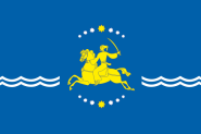 Flagge Nikopol (Ukraine) 