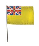 Stockflagge Niue 30 x 45 cm 