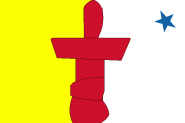 Flagge Nunavut 