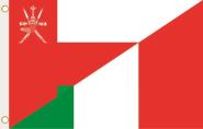 Fahne Oman-Italien 90 x 150 cm 