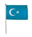 Stockflagge Ostturkistan 30 x 45 cm 