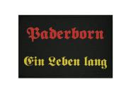 Aufnäher Paderborn Ein Leben lang  Patch  9x 6   cm 