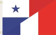 Fahne Panama-Frankreich 90 x 150 cm 
