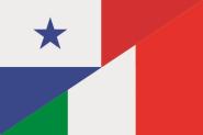 Flagge Panama - Italien 
