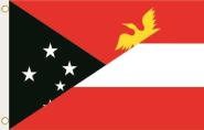 Fahne Papua Neuginea-Österreich 90 x 150 cm 