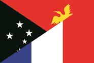 Flagge Papua-Neuguinea - Frankreich 