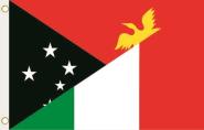 Fahne Papua Neuguinea-Italien 90 x 150 cm 