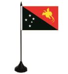 Tischflagge Papua Neuguinea 10 x 15 cm 