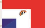 Fahne Paraguay-Frankreich 90 x 150 cm 