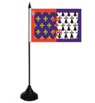 Tischflagge Pays de La Loire 10 x 15 cm 