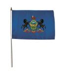 Stockflagge Pennsylvania 30 x 45 cm 