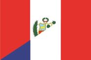 Flagge Peru - Frankreich 