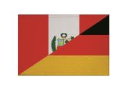 Aufnäher Patch Peru - Deutschland 9 x 6 cm 