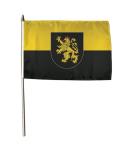 Stockflagge Pfalz mit Wappen 30 x 45 cm 