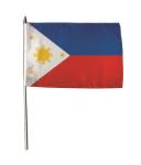 Stockflagge Philippinen 30 x 45 cm 