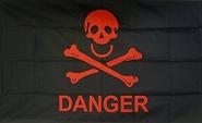 Fahne Pirat Danger 90 x 150 cm 
