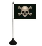 Tischflagge Pirat Skull Bones 10 x 15 cm 