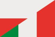 Flagge Polen - Italien 