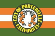 Aufkleber Porteville City (Kalifornien) 