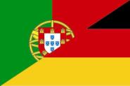 Flagge Portugal - Deutschland 