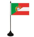 Tischflagge  Portugal-Österreich 10x15 cm 