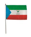 Stockflagge Äquatorial Guinea 30 x 45 cm 