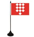 Tischflagge Quévy (Belgien)  10x15 cm 