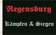 Fahne Regensburg Kämpfen & Siegen 90 x 150 cm 
