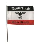 Stockflagge Reichsadler Deutschland meine Heimat 30 x 45 cm 